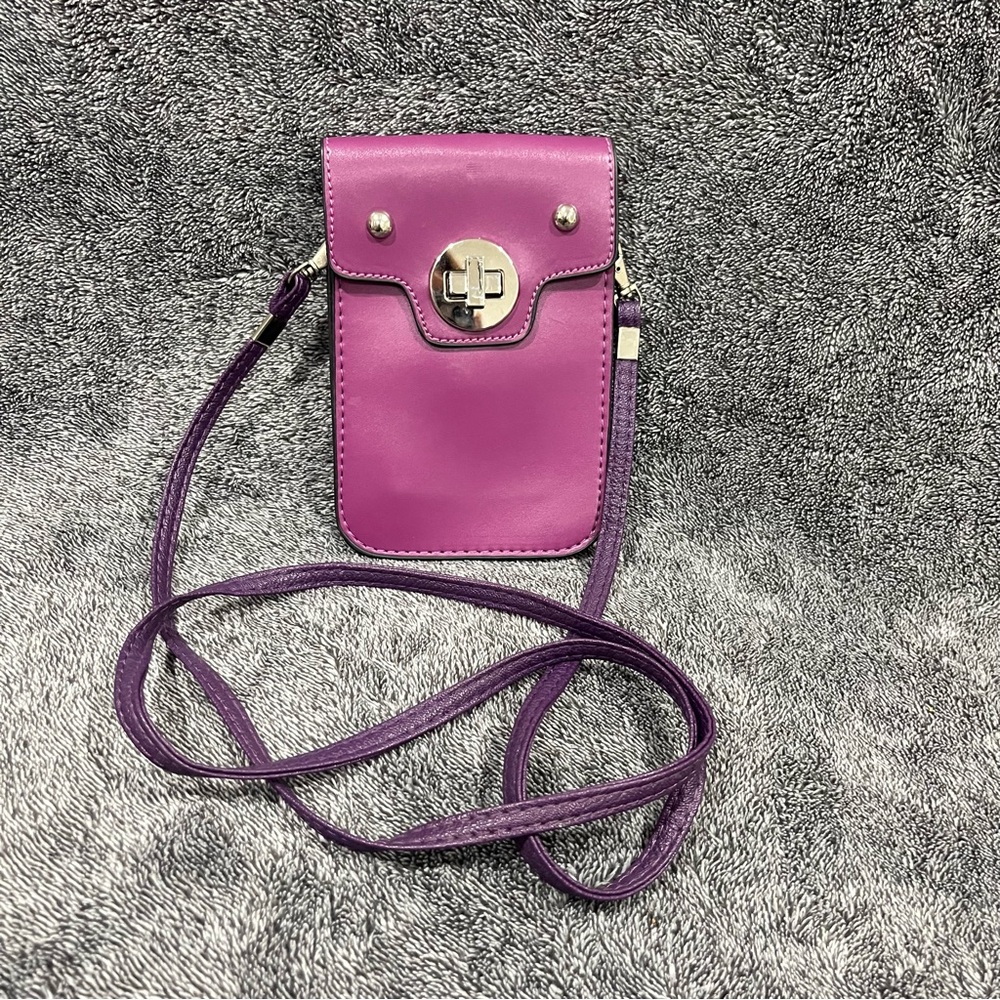 Purple phone Crossbody bag